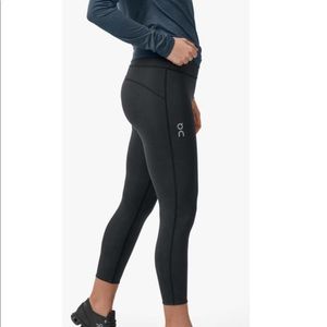 On Running Charcoal Leggings